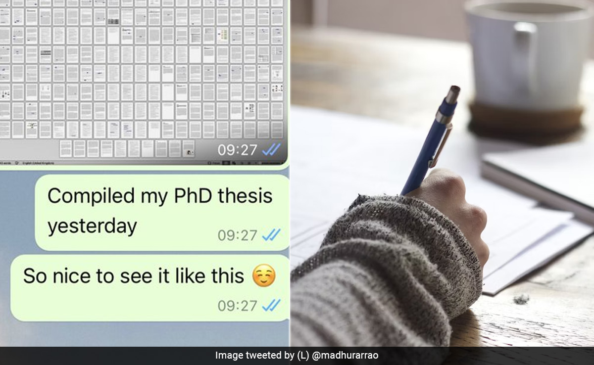 Mother's Heart-Warming Message To Daughter On Her PhD Thesis Goes Viral