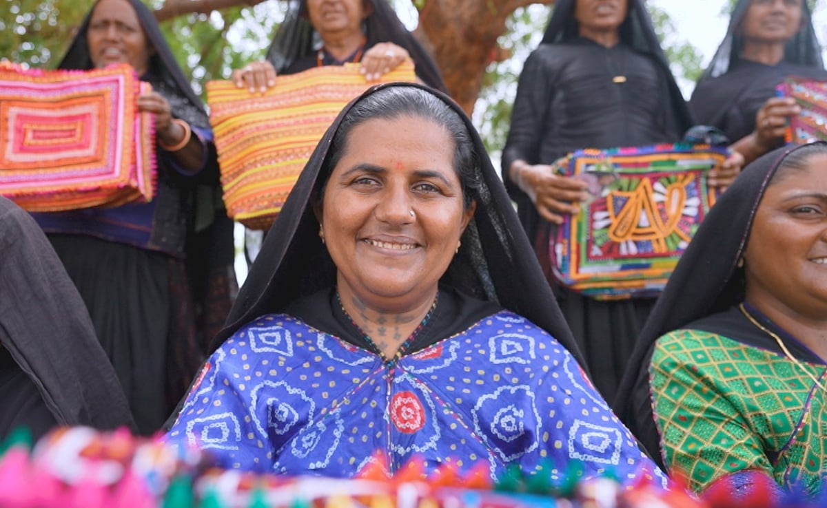 Preserving The Traditional Rabari Embroidery And Giving Scraps Of Clothes A Conscience Is Pabiben From Gujarat