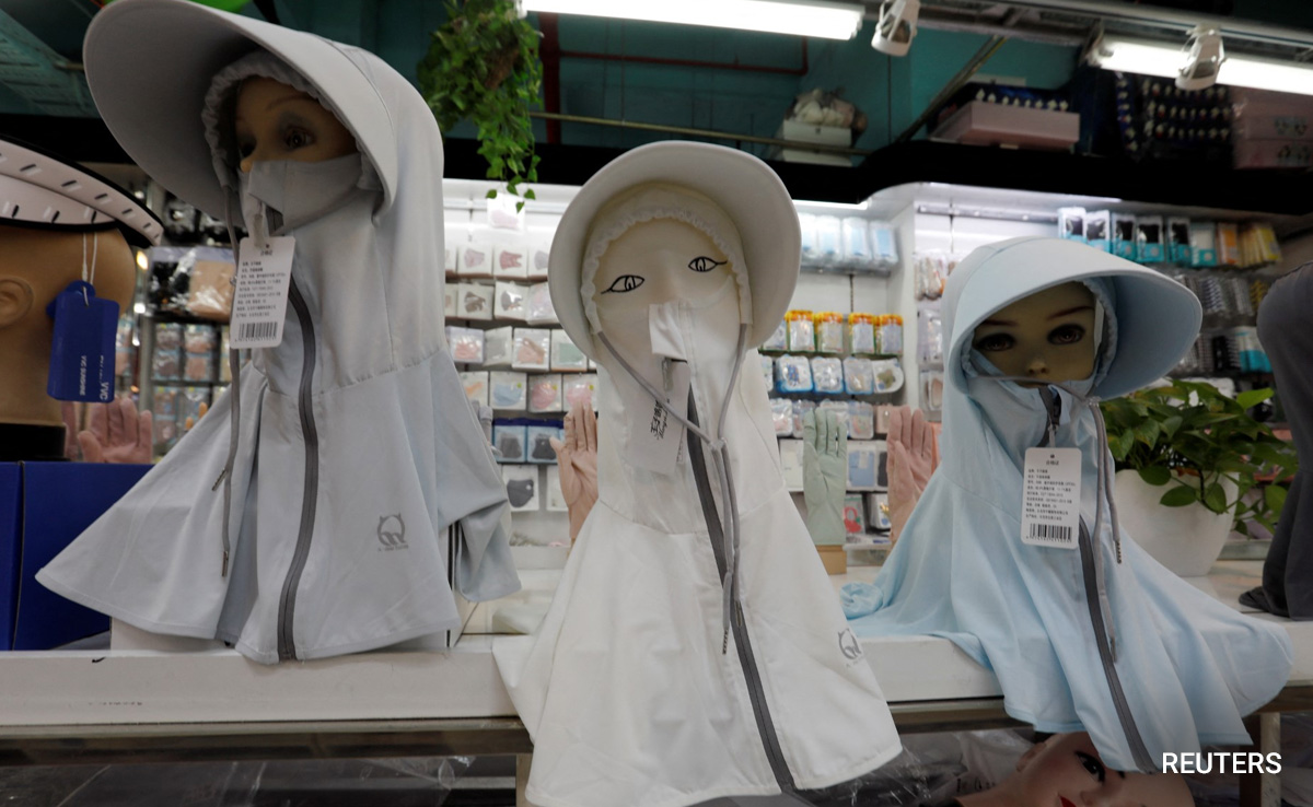"Facekinis" Are Hottest New Fashion Trend As Temperatures Rise In China