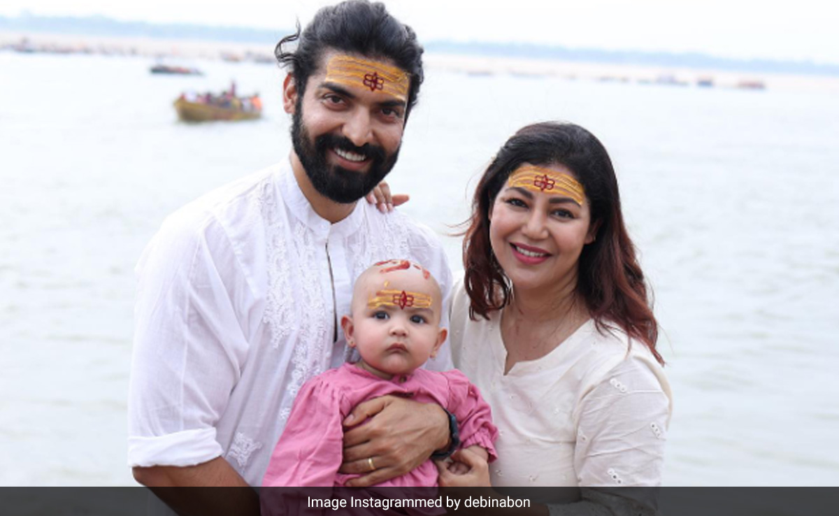 Gurmeet Choudhary And Debina Bonnerjee Share Pic From Daughter Divisha's <i>Mundan </i> Ceremony