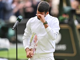 Watch: Novak Djokovic Struggles To Control Tears In Emotional Speech After Wimbledon Final Defeat