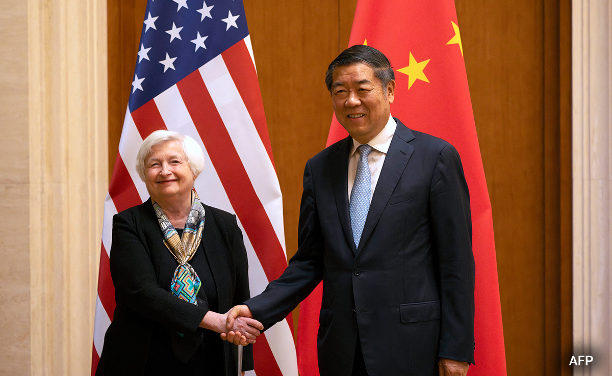 US Treasury Secretary Says Ties With China On "Surer Footing"