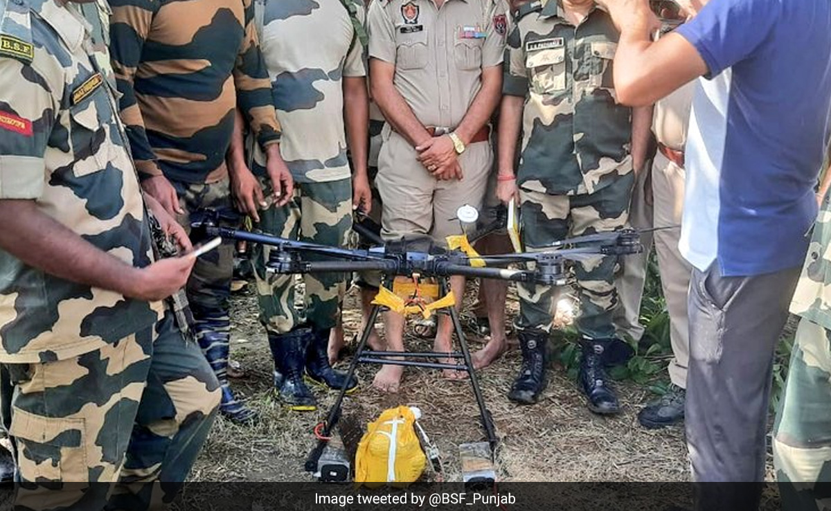 Pakistani Drone, 3-Kg Drugs Seized Near Border In Punjab
