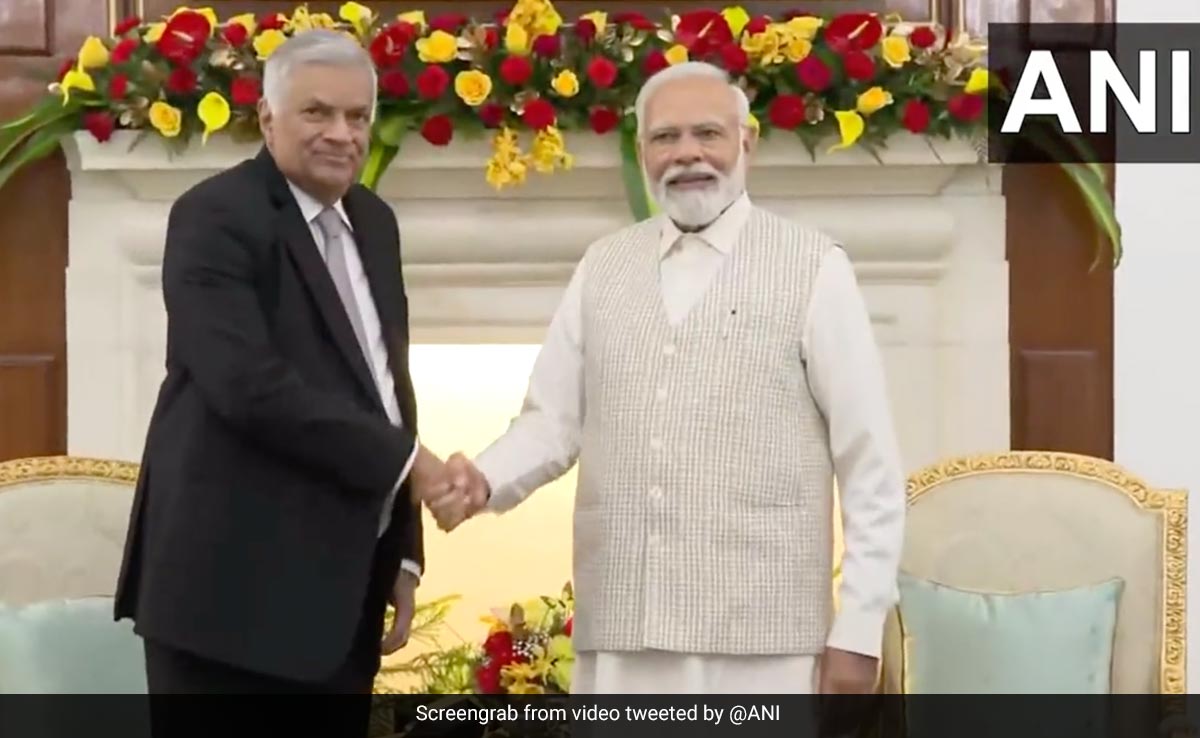 PM Modi Holds Talks With Sri Lankan President Ranil Wickremesinghe