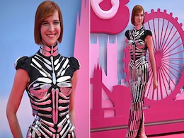 In A Sea Of <i>Barbie</i> Pink, Hari Nef Was A Striking Contrast In Dilara Findikoglu's Viral Knife Dress In A Sea Of <i>Barbie</i> Pink, Hari Nef Was A Striking Contrast In Dilara Findikoglu's Viral Knife Dress