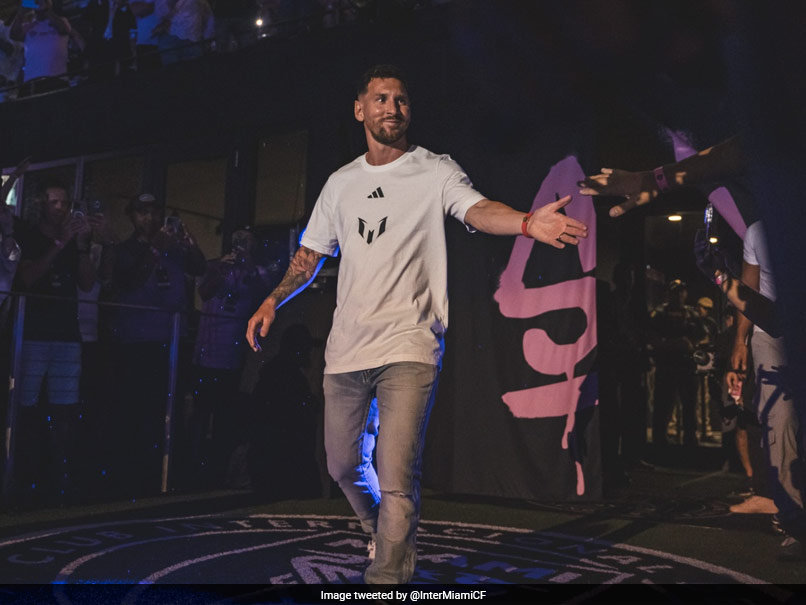 Watch: Lionel Messi Gets Nutmegged By Son At Inter Miami Unveiling