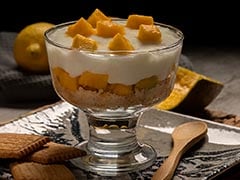 4-Ingredient Mango Pudding