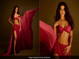 All That Disha Patani Needs To Reign Supreme On The Red Carpet Is A Cutaway Pink Draped Dress All That Disha Patani Needs To Reign Supreme On The Red Carpet Is A Cutaway Pink Draped Dress