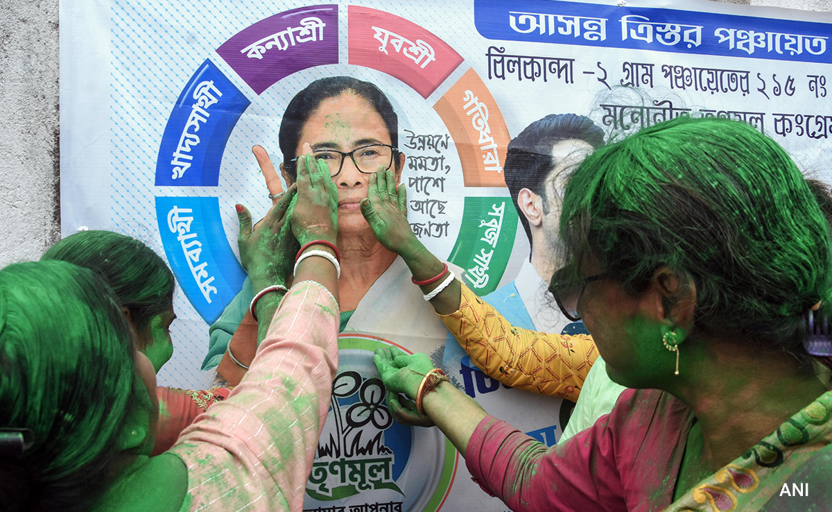 Trinamool Sweeps Violence-Hit Bengal Rural Polls, BJP Gains But Distant 2nd