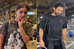 Ananya Panday And Aditya Roy Kapur's Post-Holiday Mood Ananya Panday And Aditya Roy Kapur's Post-Holiday Mood