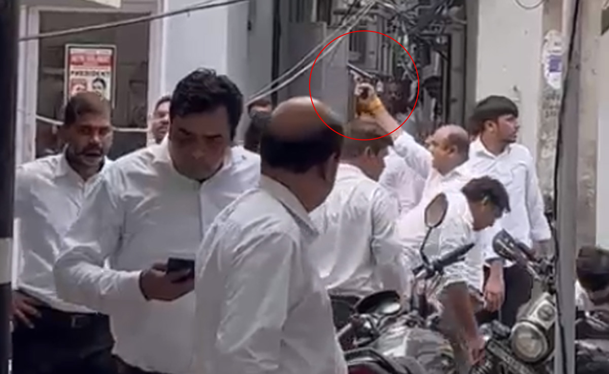 Video: Lawyers Fire In The Air After Quarrel At Delhi's Tis Hazari Court