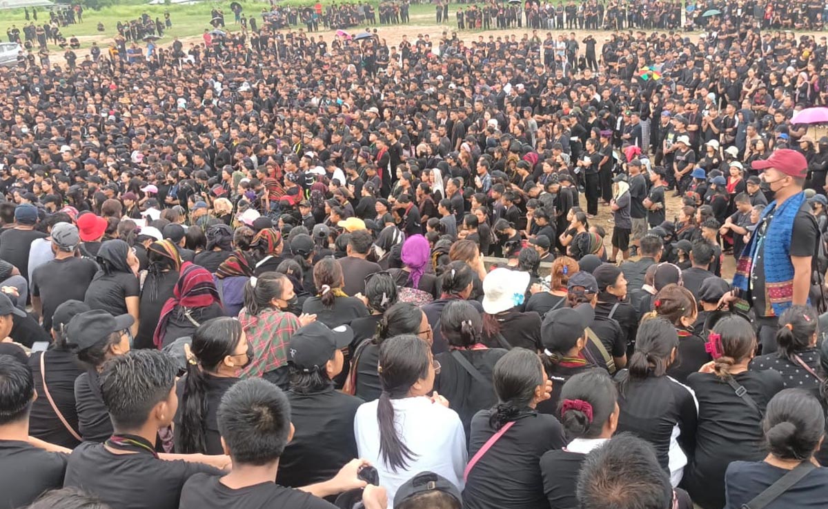 Huge Protest Rally In Manipur Over Video Of Tribal Women Being Paraded Naked
