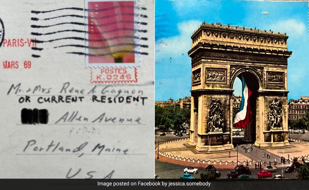 Mysterious Postcard Sent From Paris In 1969 Finally Arrives In US City