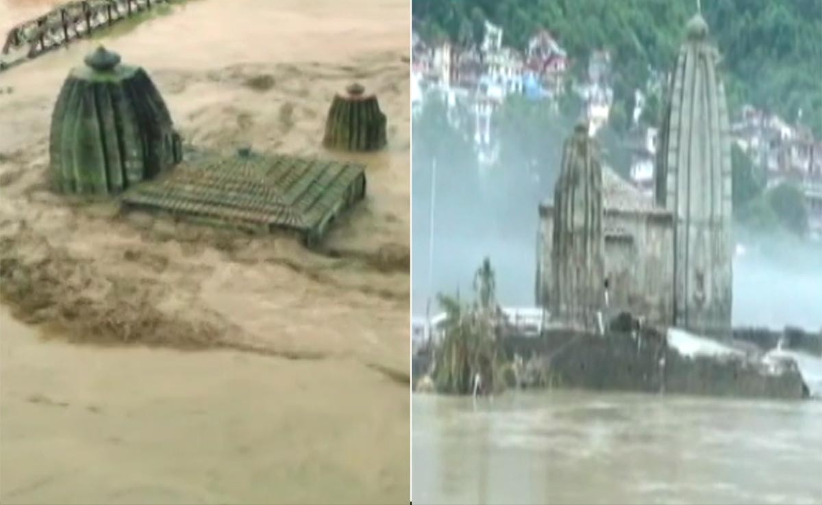 In Himachal, Nearly Submerged Temple Emblematic Of Destruction - And Hope