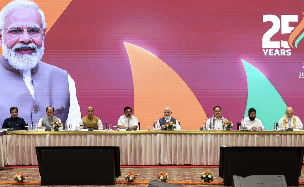 विपक्षी गठबंधन 'INDIA' से मुकाबले के लिए दिल्ली में NDA की बैठक, PM मोदी के नेतृत्व में रणनीति पर मंथन