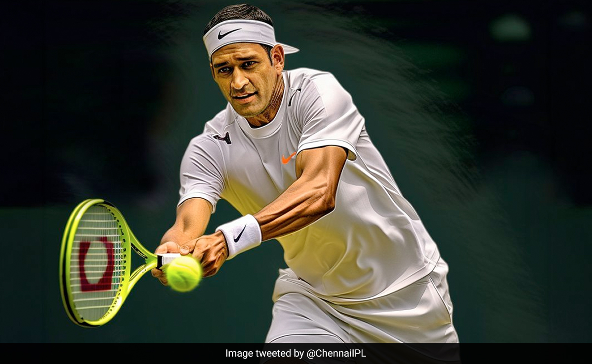 MS Dhoni In Action At Wimbledon? Chennai Super Kings' Post On Twitter Wins Internet