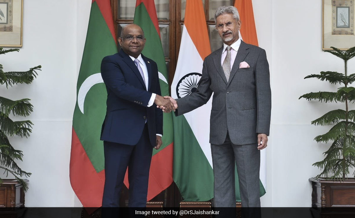 Foreign Minister S Jaishankar, Maldivian Counterpart Sign Deals In Delhi