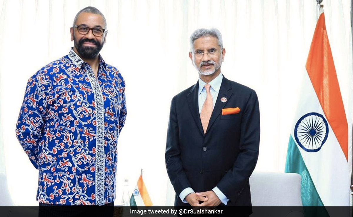 S Jaishankar Raises Issue Of Indian Diplomats' Security In UK With British Counterpart