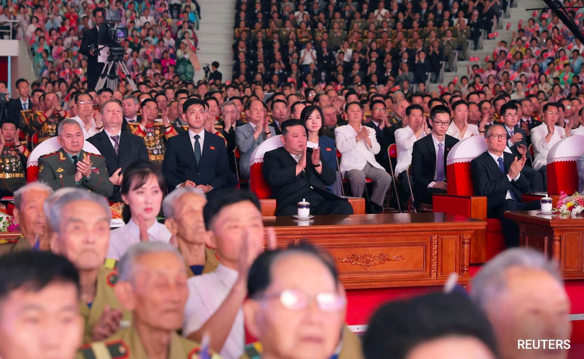 North Korea Shows Off Drones And Ballistic Missiles At Night-Time Parade