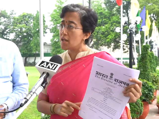 Delhi Minister Atishi Attacks Centre Over Latest GST Move