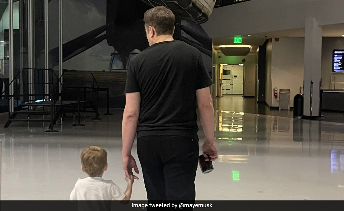 Elon Musk Spends Friday Night With Son At SpaceX, Mother Shares Pic