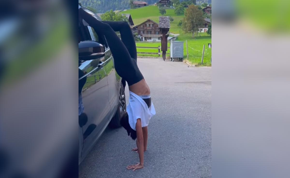 Came For Viral Somersault Into Car, Stayed For Lisa Haydon's Fab Version