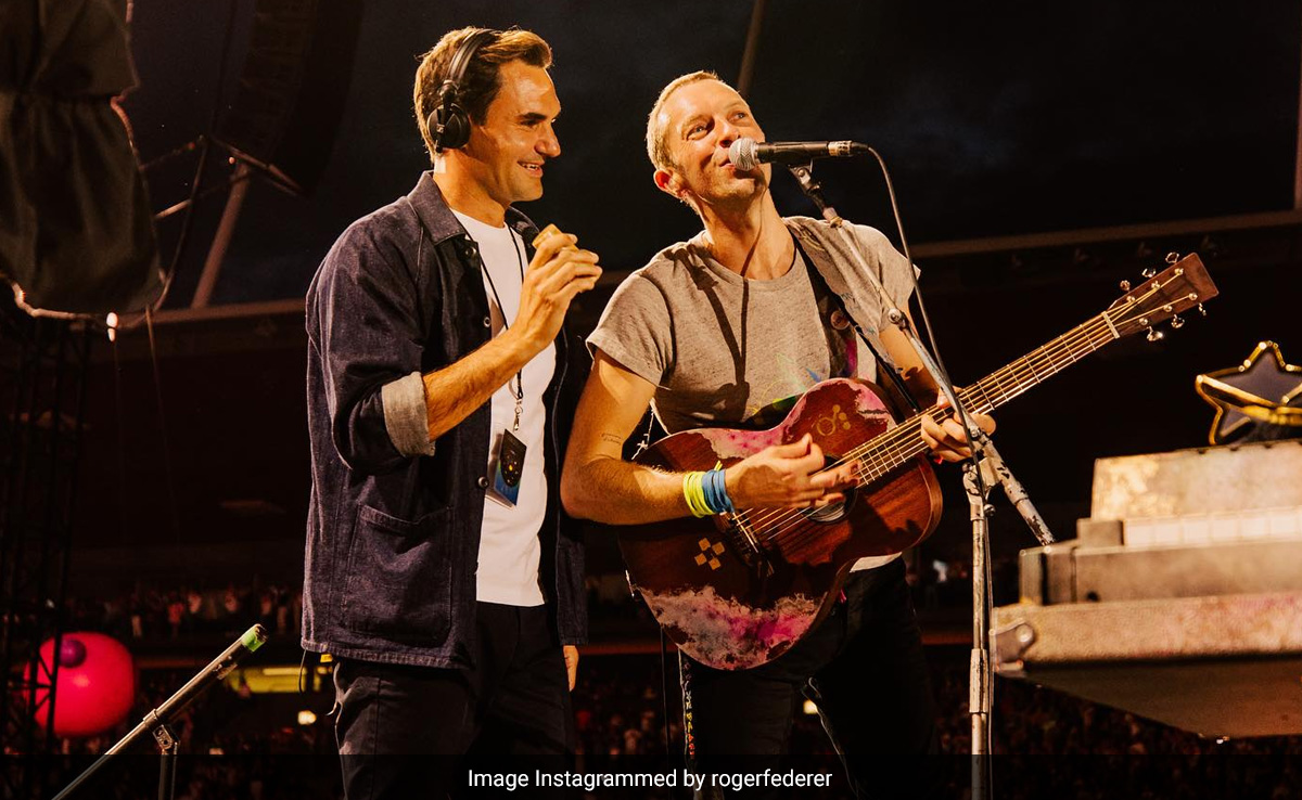"Adventure Of Lifetime": Roger Federer Sings With Coldplay During Concert In Switzerland