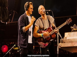 "Adventure Of Lifetime": Roger Federer Sings With Coldplay During Concert In Switzerland "Adventure Of Lifetime": Roger Federer Sings With Coldplay During Concert In Switzerland