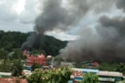 Manipur Town Bordering Myanmar Sees Exchange Of Fire, Arson Manipur Town Bordering Myanmar Sees Exchange Of Fire, Arson