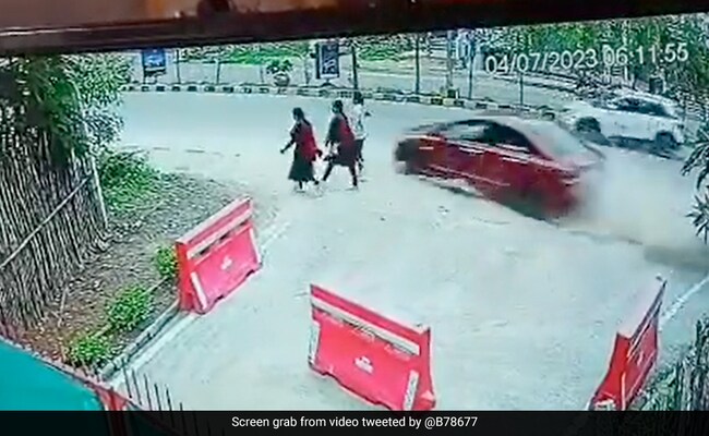 Video: Speeding Car Loses Control, Runs Over Child, 2 Women In Hyderabad