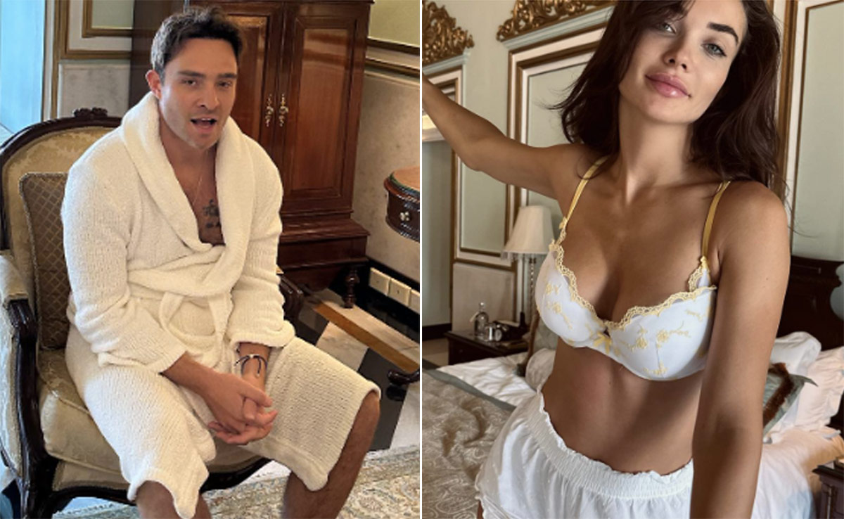 Inside Ed Westwick And Girlfriend Amy Jackson's "Lazy Monsoon Mornings" In Udaipur