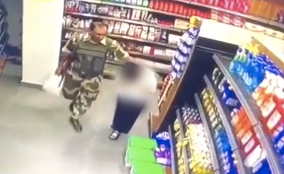 On Camera, BSF Jawan Gropes Woman In Manipur Store, Suspended