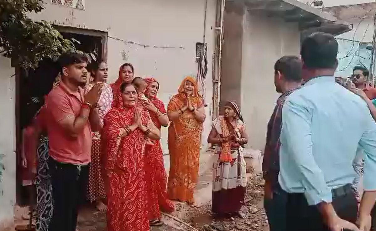 Houses Of 2 Men Accused Of Raping, Brutalising 12-Year-Old Girl Demolished