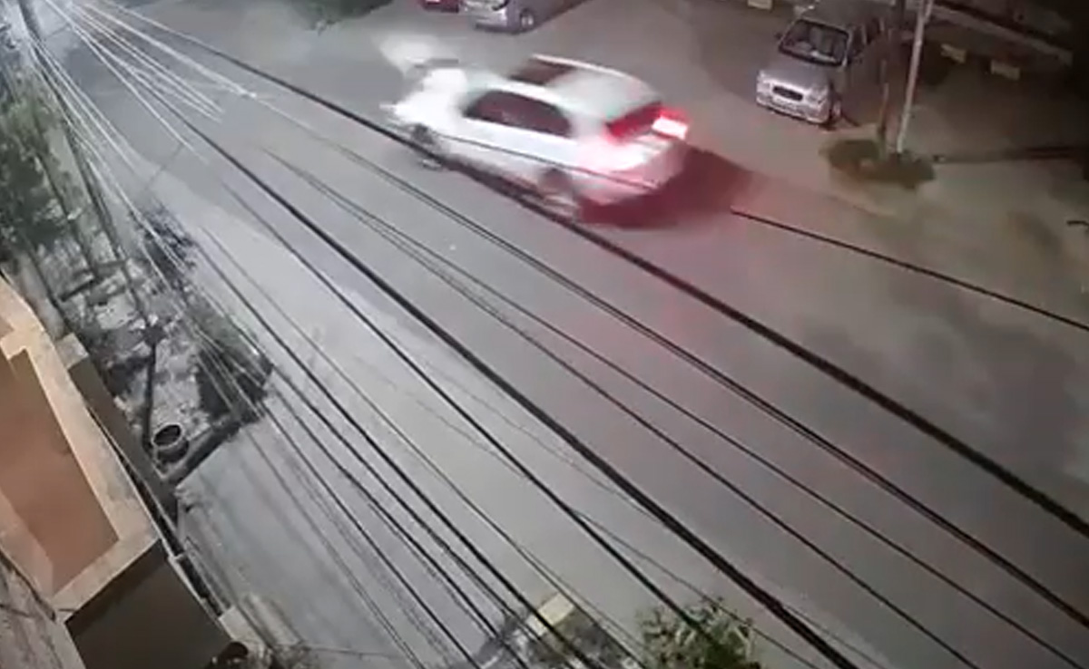 Caught On Camera: Drunk BMW Driver Runs Over Man On Scooter In Hyderabad
