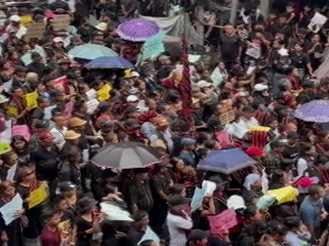 मणिपुर हिंसा के खिलाफ मिजोरम में विरोध प्रदर्शन, CM भी हुए शामिल