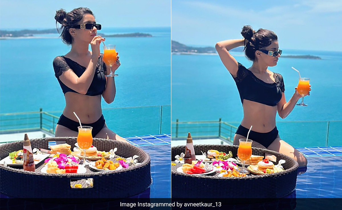 Avneet Kaur In A Stylish Black Bikini Is Heating Things Up All The Way From Thailand