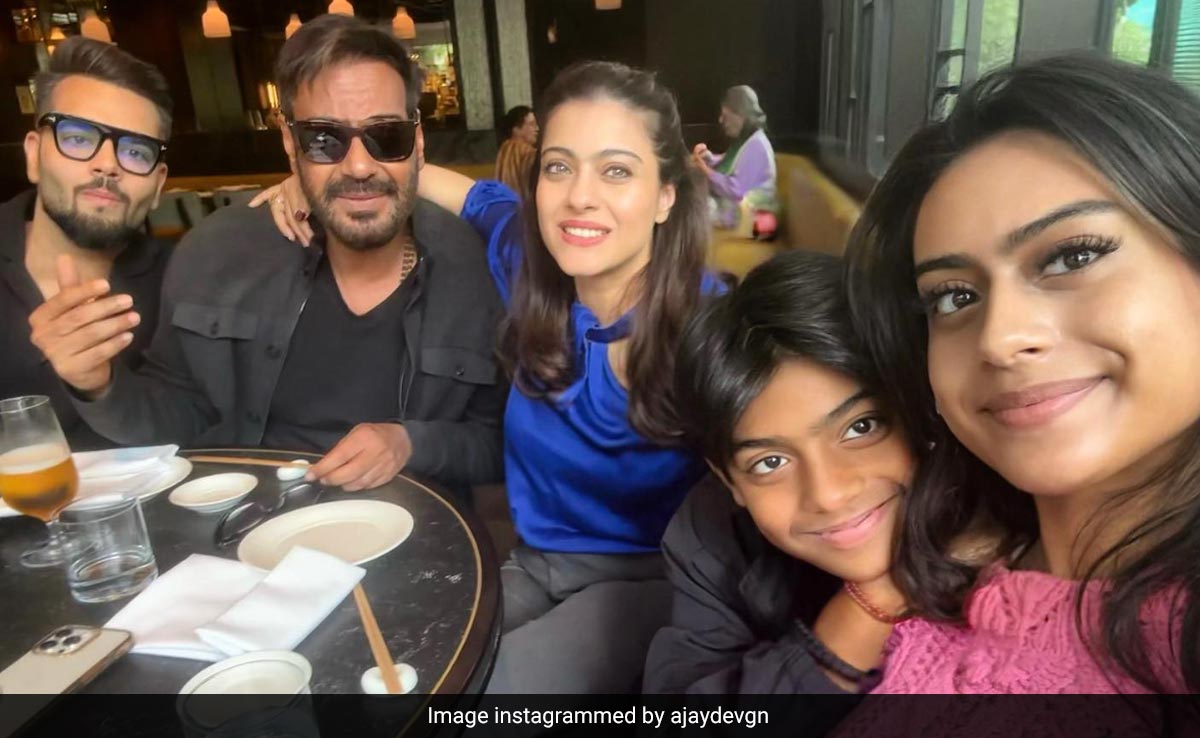 Inside Ajay Devgn's Famjam With Kajol, Daughter Nysa And Son Yug