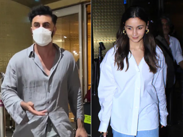 रणबीर कपूर ने एयरपोर्ट पर पैपराजी ने पूछा - क्या आलिया मेरा इंतजार कर रही है?