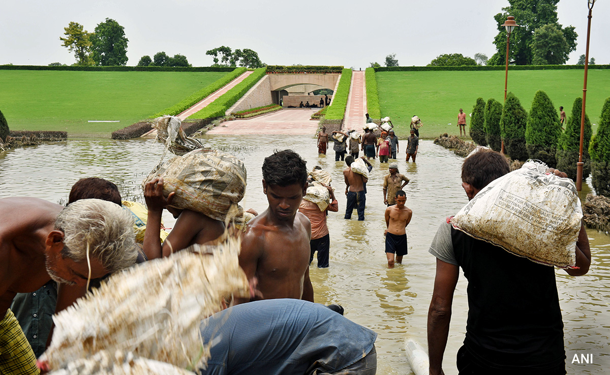 Mahatma Gandhi Memorial At Rajghat Fully Restored From Delhi Flood Water