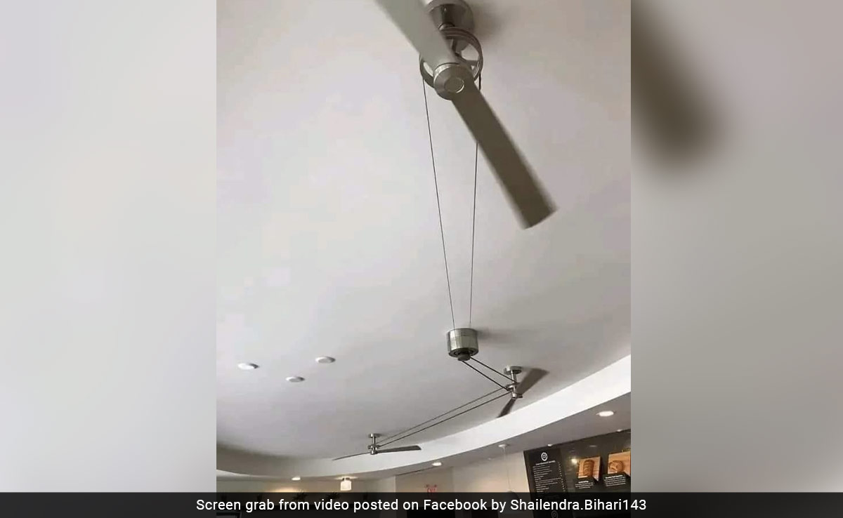 एक मोटर से चला दिए 3 सीलिंग फैन, गजब का देसी जुगाड़ देख बोली पब्लिक- बिहार का इंजीनियर होगा