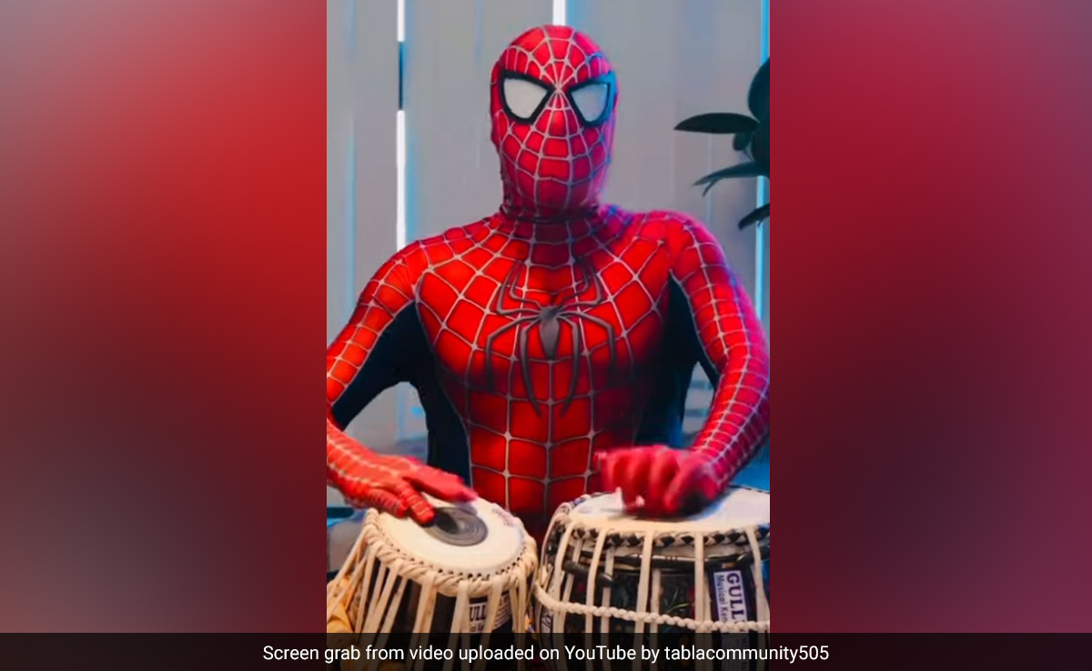"Spider-Man Into The Music Verse": This Tabla Performance Delights Internet