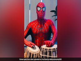 "Spider-Man Into The Music Verse": This Tabla Performance Delights Internet "Spider-Man Into The Music Verse": This Tabla Performance Delights Internet
