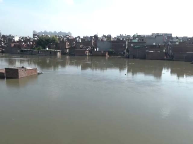Parts Of Noida Flooded After River Water Rises