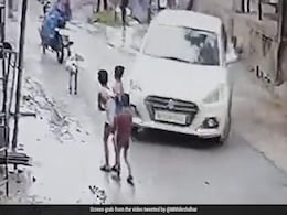 Caught On CCTV: Man Tries To Crush Three Children Under Car Wheels Over Personal Enmity With Their Father Caught On CCTV: Man Tries To Crush Three Children Under Car Wheels Over Personal Enmity With Their Father