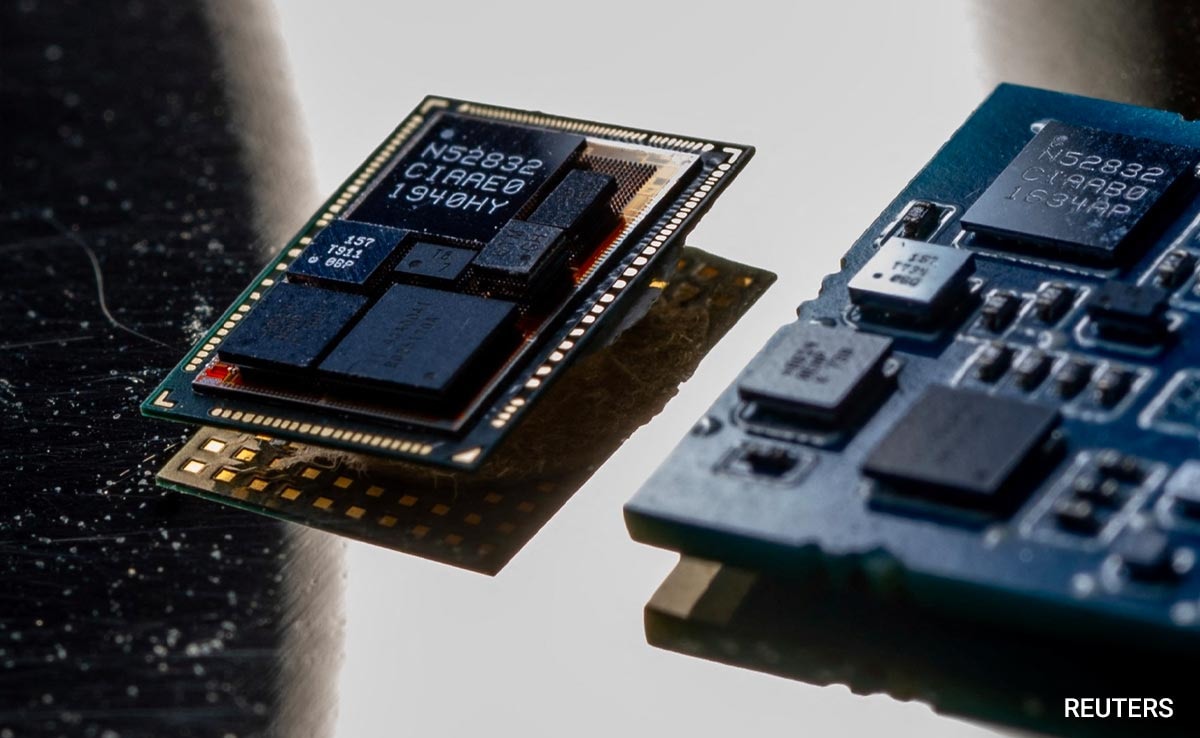 Demo chips made with chiplets by Silicon Valley startup zGlue are seen in this picture taken in Richmond, California, U.S. Demo chips made with chiplets by Silicon Valley startup zGlue are seen in this picture taken in Richmond, California, U.S.