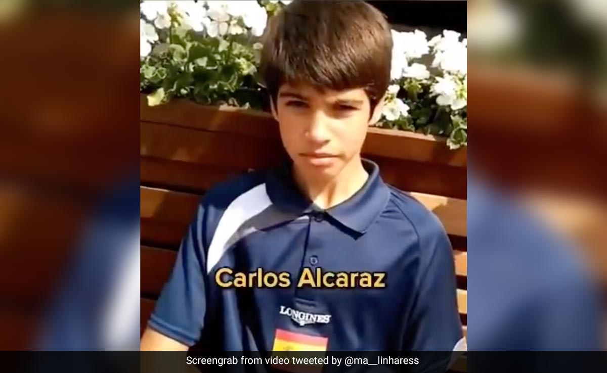 12-Year-Old Carlos Alcaraz Reveals Wimbledon Dream As Old Video ...