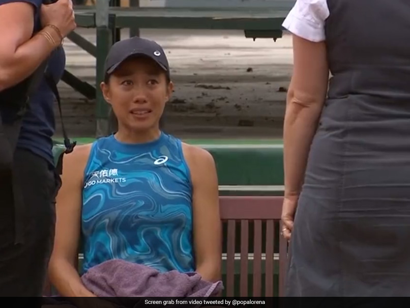 Watch: Two-time Grand Slam Champion Retires From Match In Tears After Opponent Erases Mark On Court