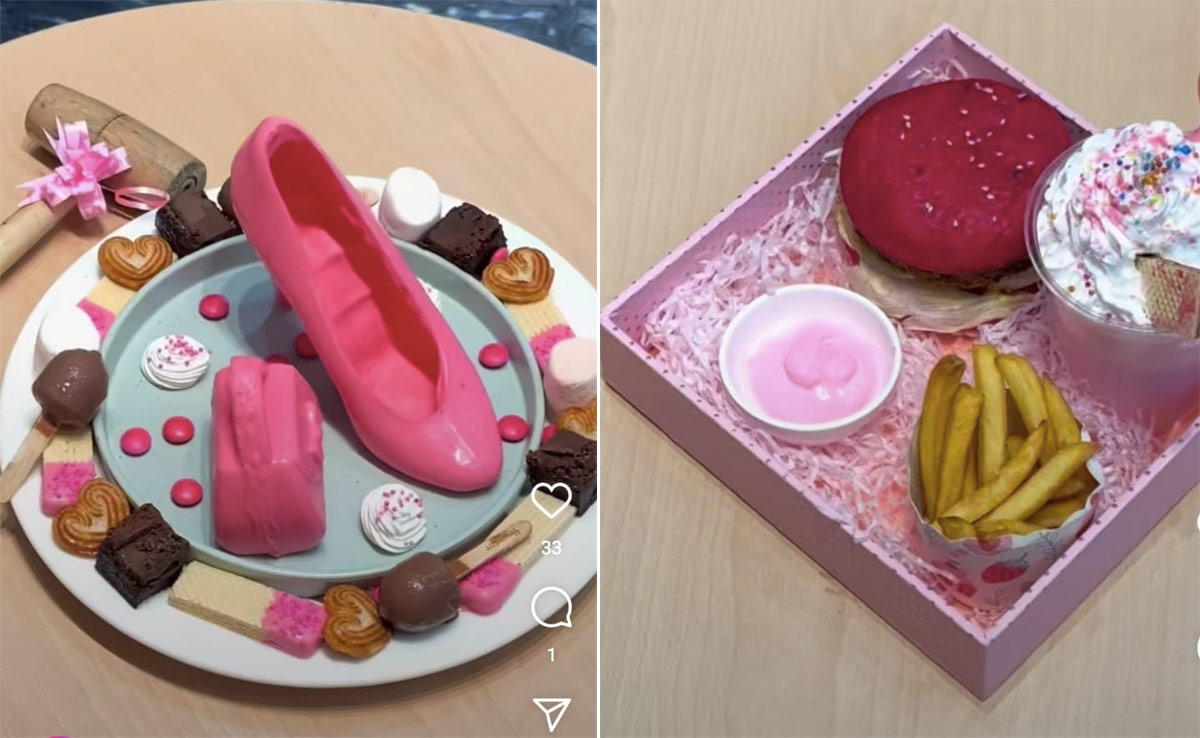 "Pink Burger, Chocolate Shoe Dessert": Delhi Cafe Introduces Barbie-Themed Meal