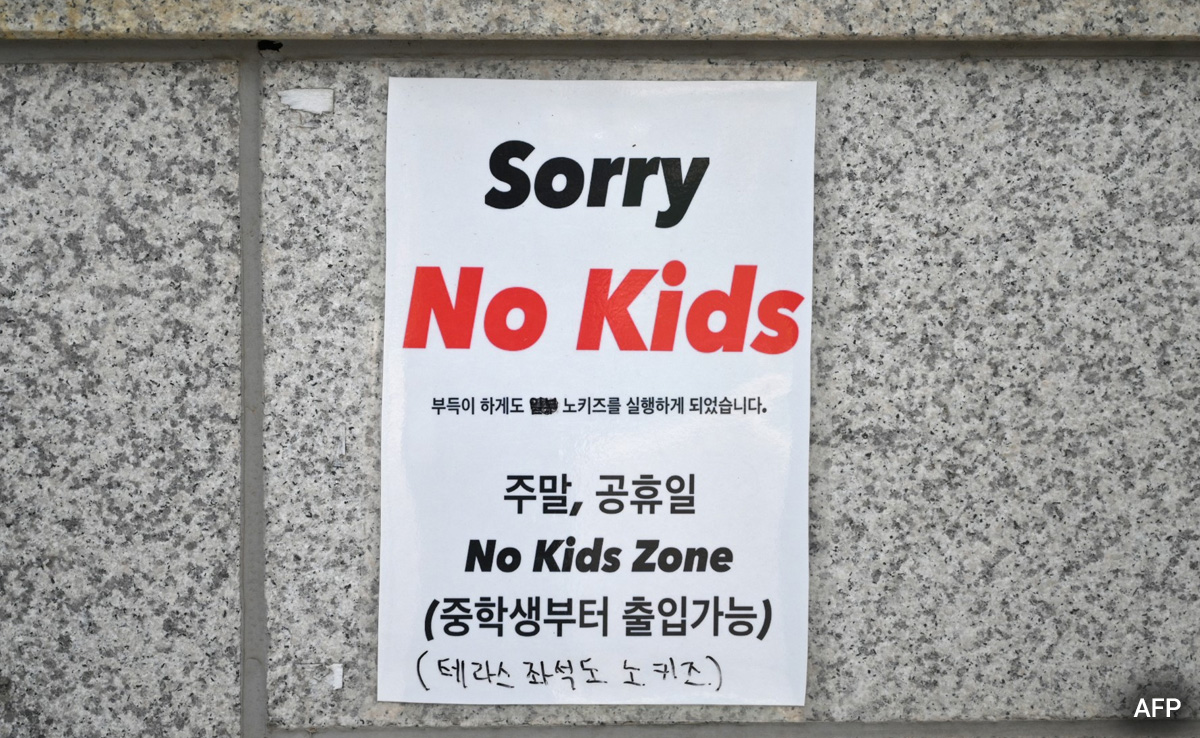 South Korea's "No-Kid Zones" Infuriate Lawmaker And Other Parents