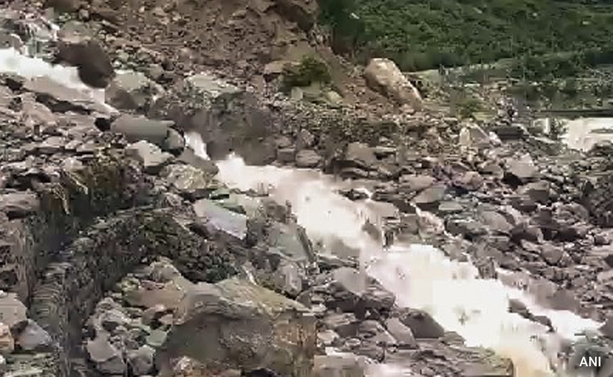 Badrinath Highway Blocked After Stones Roll Off Uttarakhand Hill